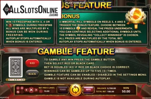 Features. Tai Shang Lao Jun from EAgaming