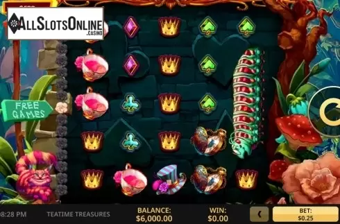 Reel Screen. Teatime Treasures from High 5 Games