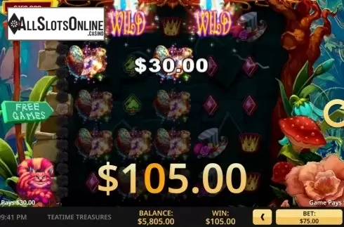 Win Screen . Teatime Treasures from High 5 Games