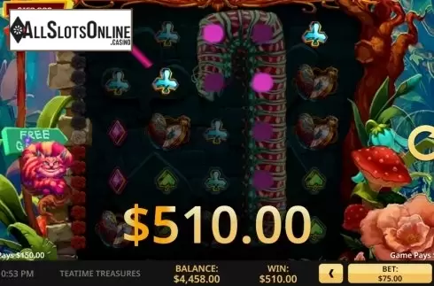 Win Screen 3. Teatime Treasures from High 5 Games