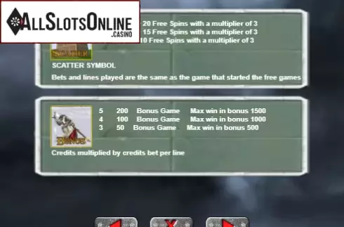 Screen6. Templar Mistery (9) from Portomaso Gaming
