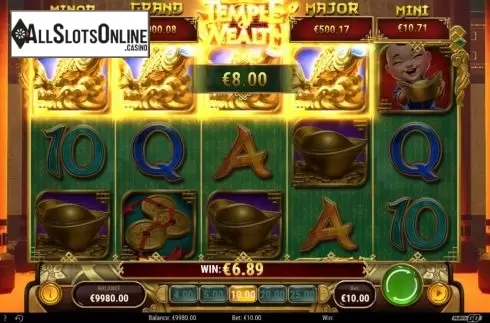 Win Screen 3. Temple of Wealth from Play'n Go