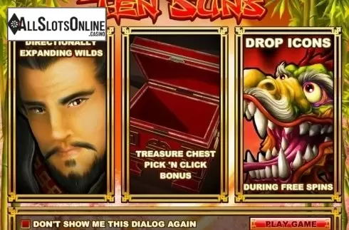 Screen 1. Ten Suns from Rival Gaming