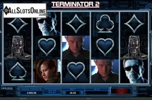 Screen7. Terminator 2 from Microgaming