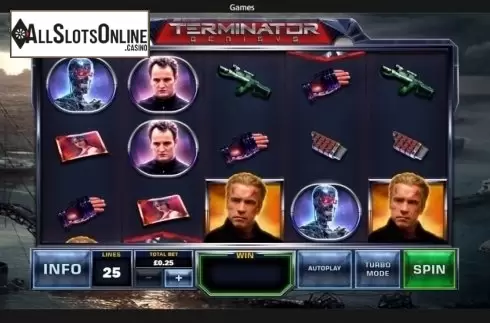 Reel Screen. Terminator Genisys from Playtech