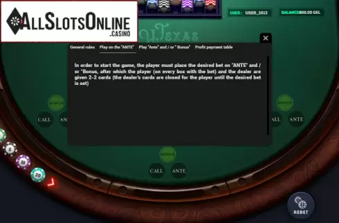 Rules 2. Texas Holdem (Smartsoft Gaming) from Smartsoft Gaming