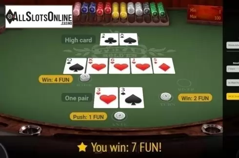 Provable Fairness. Texas Hold'em (BGaming) from BGAMING