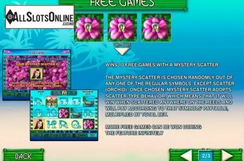 Paytable 3. Thai Paradise from Playtech