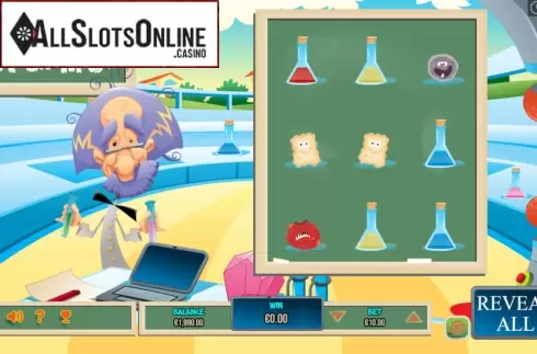 Game Screen 2. The Alchemist Scratch from Pariplay