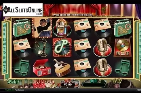 Reels screen. The Big Bopper from RTG