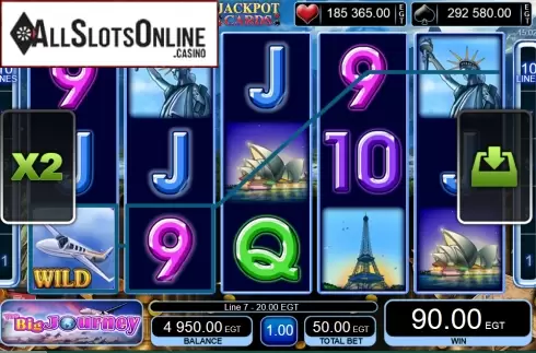 Win Screen . The Big Journey from EGT