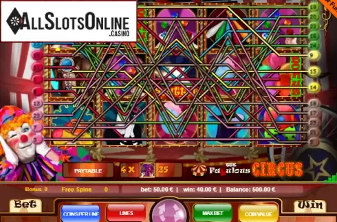 Screen4. The Circus from Portomaso Gaming