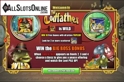 Game features. The Cod Father from NextGen
