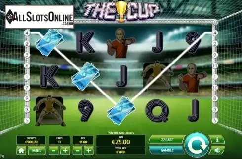 Win screen. The Cup from Tom Horn Gaming