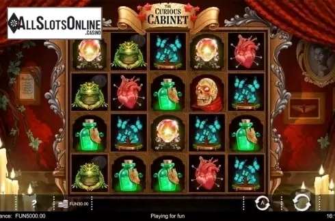 Reels screen. The Curious Cabinet from IronDog