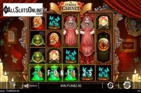 Win screen. The Curious Cabinet from IronDog