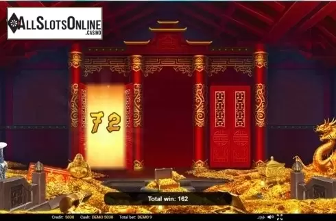 Bonus Game screen. The Emperor's Tomb from Evoplay Entertainment