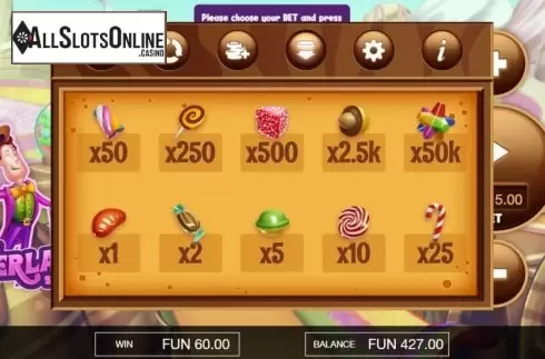 Paytable. The Everlasting Scratchcard from Probability Jones