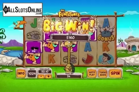 Screen2. The Flintstones from Playtech