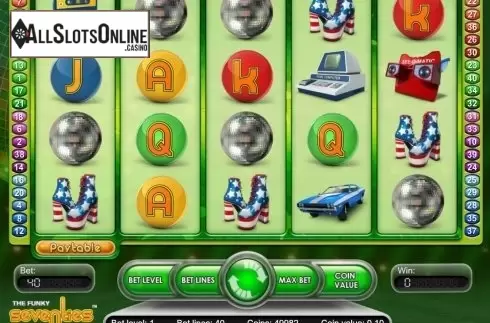 Screen2. The Funky Seventies from NetEnt