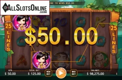 Win Screen 4. The Golden Ax from KA Gaming