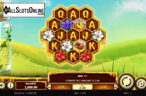Reel Screen. The Hive from Betsoft