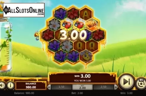 Win Screen 1. The Hive from Betsoft