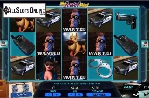 Screen 2. The Jewel Thief from Sigma Gaming
