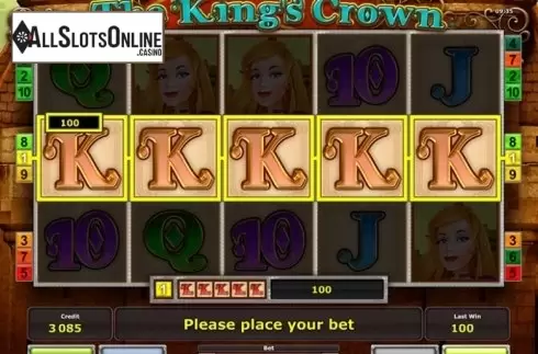 Screen 1. The King´s Crown from Greentube