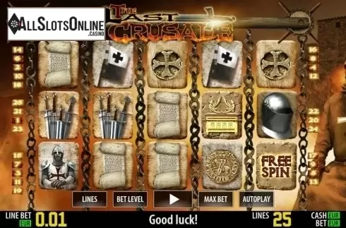 Game reels. The Last Crusade HD from World Match