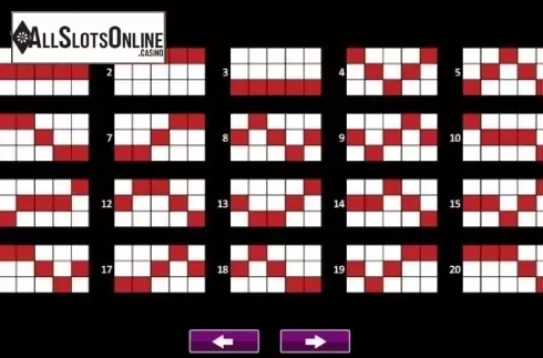 Paytable 4. The Legend Of Robin And Marian from High 5 Games
