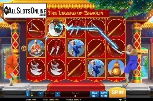 Wild Win screen. The Legend of Shaolin from Evoplay Entertainment