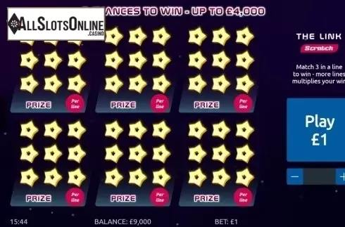Game Screen. The Link Scratch from gamevy