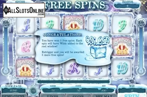 Screen9. The Lost Princess Anastasia from Microgaming