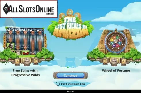Screen 1. The Lost Riches of Amazon from Foxium