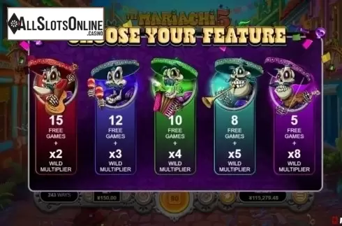 Free Spins. The Mariachi 5 from RTG