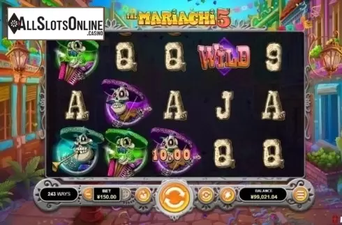 Win Screen. The Mariachi 5 from RTG