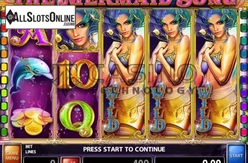 Screen2. The Mermaid Song from Casino Technology