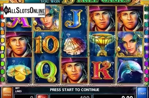 Screen3. The Mermaid Song from Casino Technology