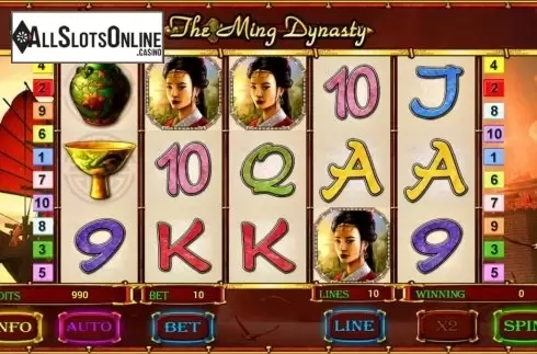 Reels. The Ming Dynasty (Novomatic) from Novomatic