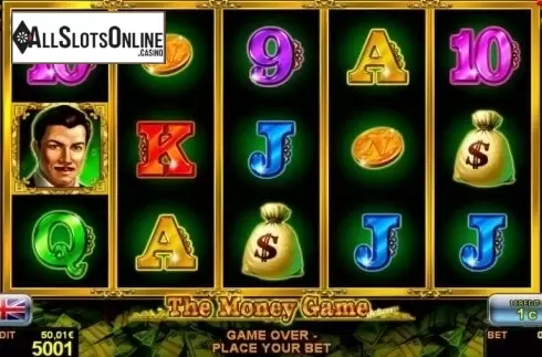 Reel Screen. The Money Game Deluxe from Novomatic
