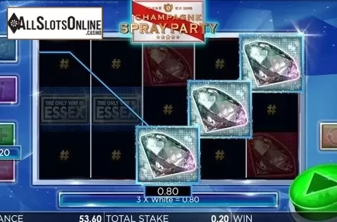 Win screen. The Only Way is Essex from Storm Gaming