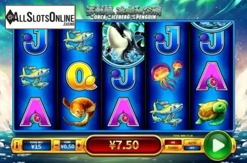 Win Screen 3. The Orca, the Iceberg and the Penguin from Skywind Group