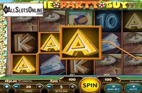Win Screen. The Party Guy from Nucleus Gaming