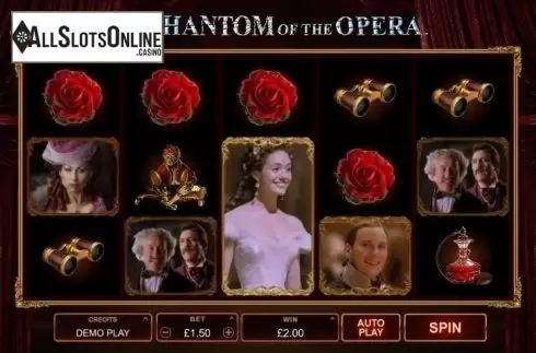 Game Workflow screen. The Phantom of the Opera (Microgaming) from Microgaming