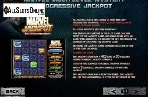 Jackpot. The Punisher from Playtech
