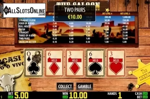 Game workflow 3. The Saloon HD from World Match