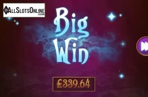 Big win screen. The Showman from Mutuel Play