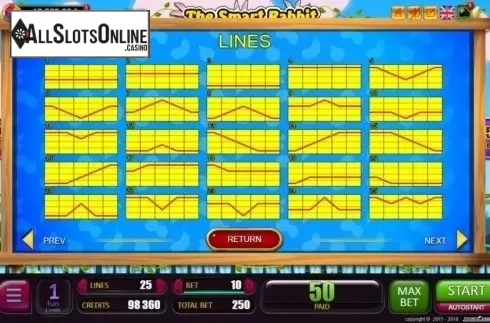 Lines. The Smart Rabbit from Belatra Games