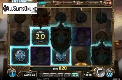 Free Spins 3. The Sword and The Grail from Play'n Go